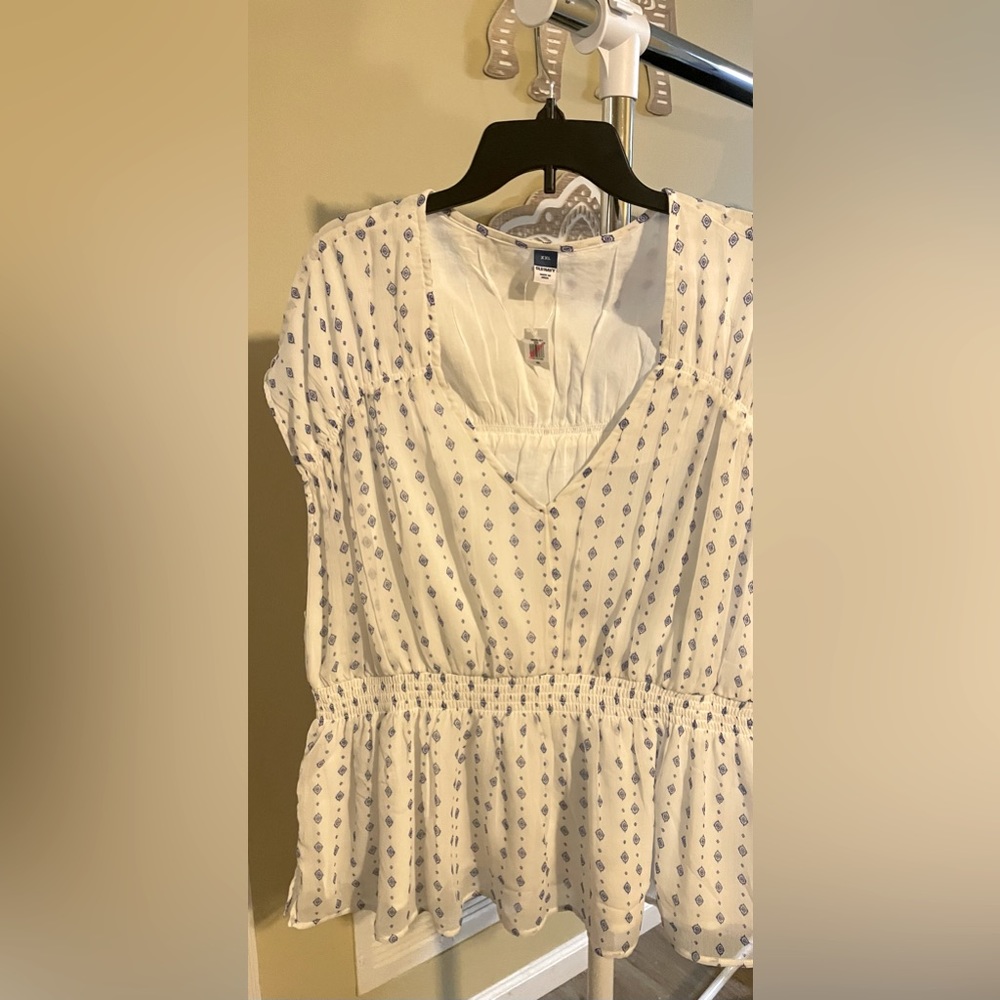 Waist Defined Top with Tags
